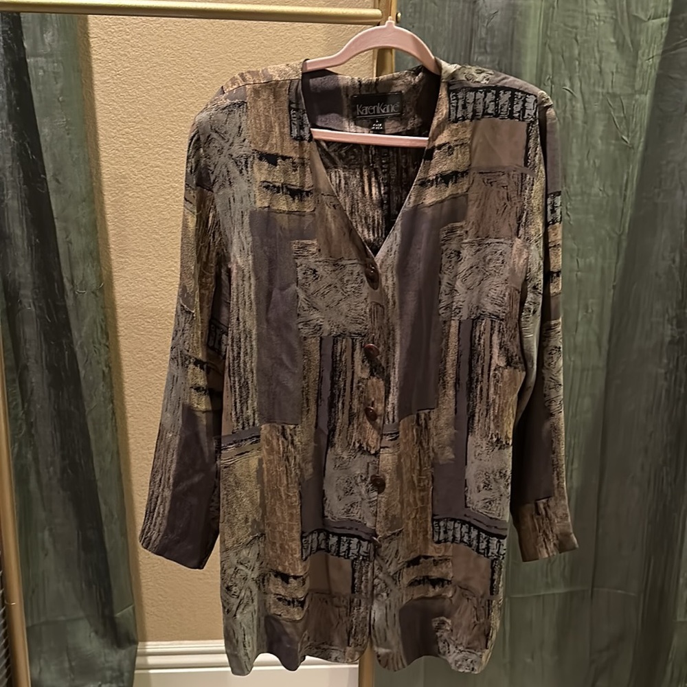 Karen Kane Cardigan Blouse